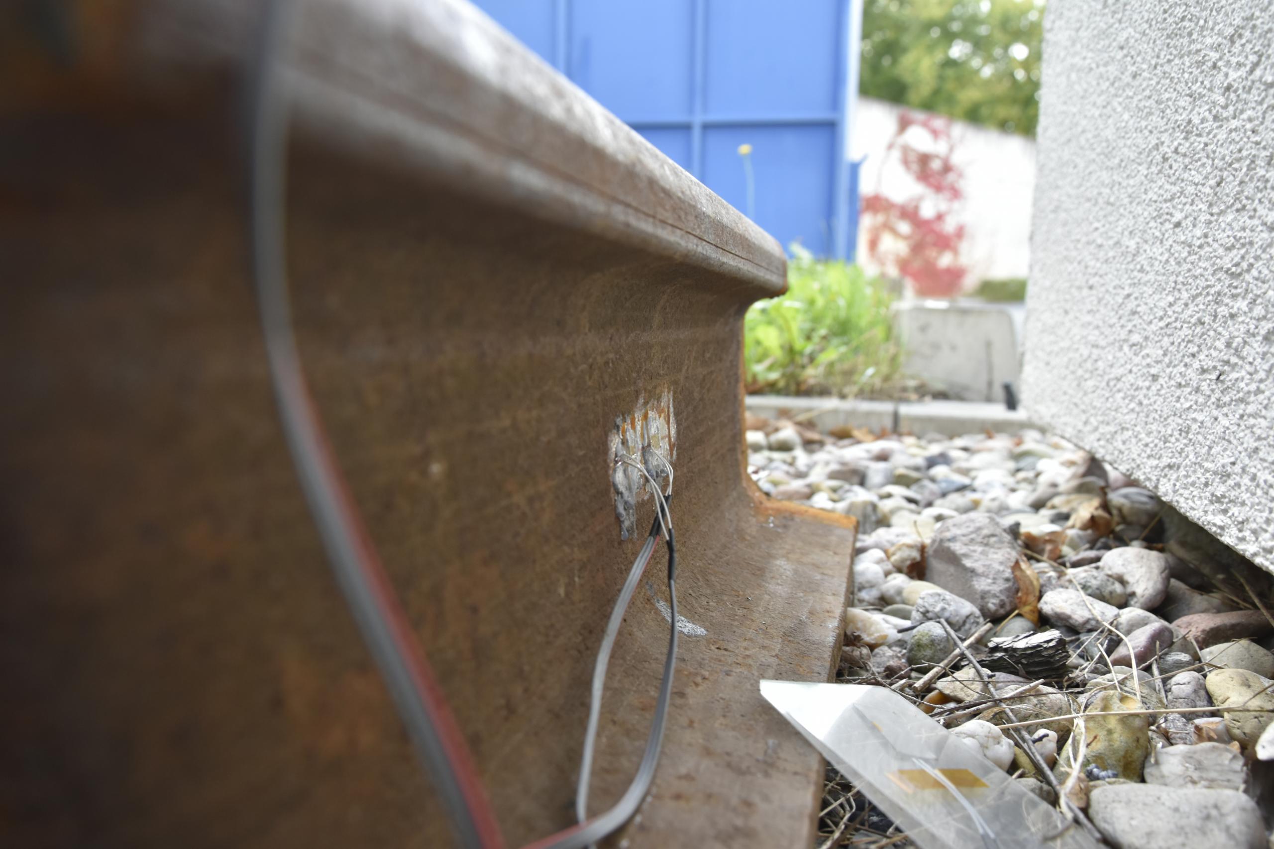 Test rail in the ERCT area.