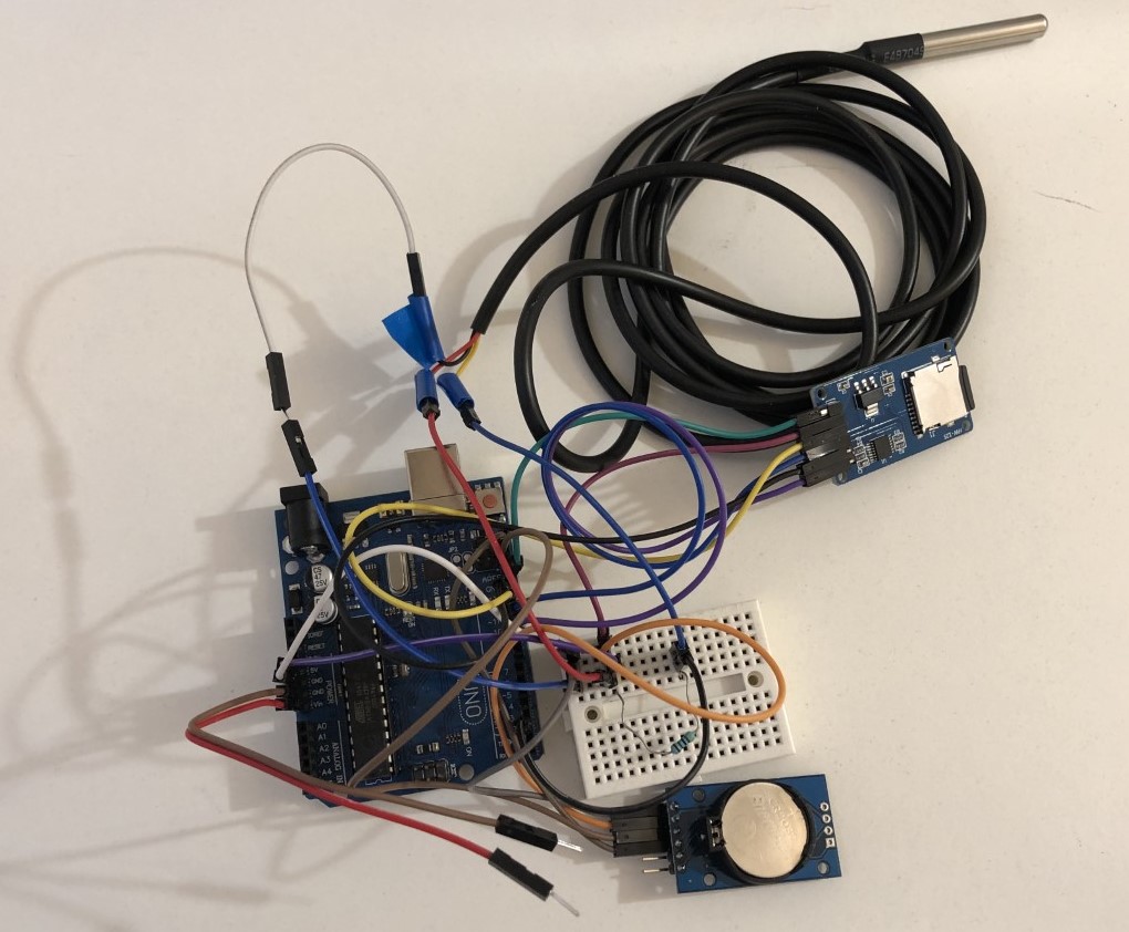 Functioning sample – Microcomputer controlled thermometer.